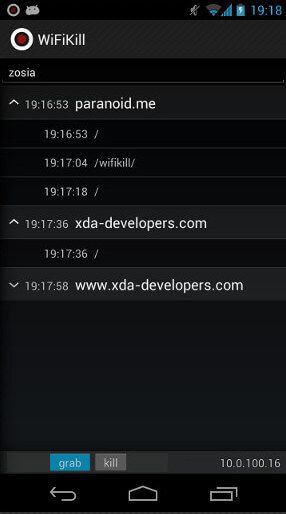 wifi kill app kill