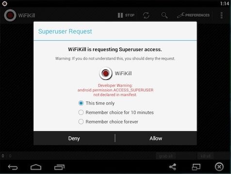 wifikill root access